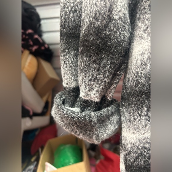 NEW SKULL sweater & beanie long ears hat Set KNIT BLACK GREY XXL DOLLSKILL PUNK - Picture 4 of 5